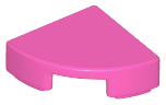 Tile, Round 1 x 1 Quarter, 25269 Dark Pink U
