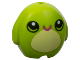 Minifigure, Utensil Pillow Plush Toy with Frog with Black Eyes, Magenta Mouth and Bright Light Yellow Stomach Pattern, 6330pb01  