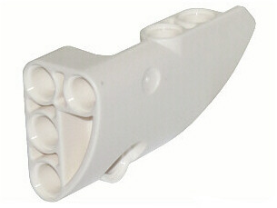 Technic, Panel Fairing # 2 Small Smooth Short, Side B, 87086 White U