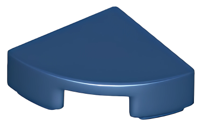 Деталь LEGO Lego Tile, Round 1 x 1 Quarter 25269 (6199890) Dark Blue U