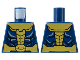 Torso Armor with Gold Trim Pattern, 973pb3838  