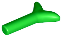 Верхушка морковки Lego Carrot Top / Twig 33183 Bright Green U