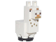 Minecraft Alpaca / Llama, Baby, White with Dark Tan Spots, Tile on Back - Brick Built, minellama03