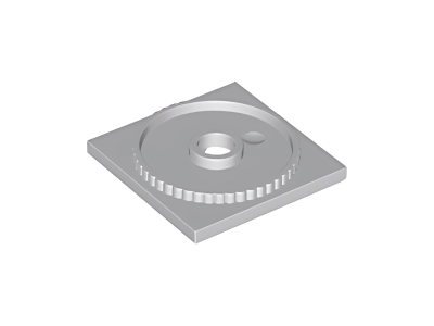 Деталь LEGO Lego Turntable 4 x 4 Square Base, Locking 61485 Light Bluish Gray U