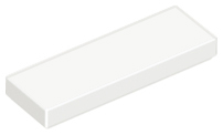 Tile 1 x 3, 63864 White N