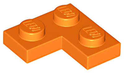 Деталь LEGO Plate 2 x 2 Corner 2420 Orange U