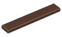 Tile 1 x 6, 6636 Dark Brown U