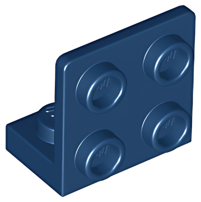 Деталь Lego Скоба Bracket 1 x 2 - 2 x 2 Inverted 99207 Dark Blue U