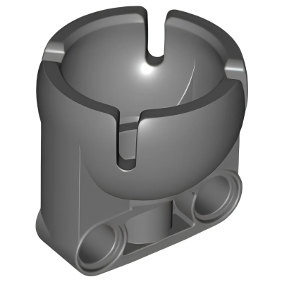 Деталь LEGO Шарнир рулевого управления, большой разъем LEGO Technic, Steering Ball Joint Large Receptacle 92911 Dark Bluish Gray N