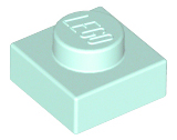 Plate 1 x 1, 3024 Light Aqua U