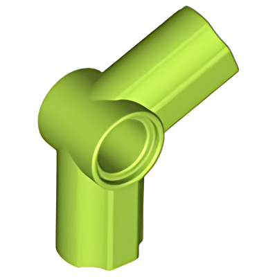 Деталь LEGO Technic, Axle and Pin Connector Angled #5 - 112.5 degrees 32015 (41448) Lime N