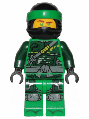 Минифигурка Lego Ninjago Lloyd - Hunted, Green Wrap (without Asian Symbol on Wrap) njo516
