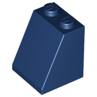 Slope 65 2 x 2 x 2 with Bottom Tube, 3678b Dark Blue N