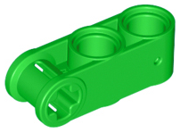 Technic, Axle and Pin Connector Perpendicular 3L with 2 Pin Holes, 42003 Bright Green U