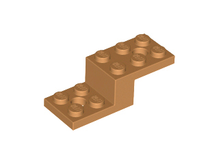 Скоба Lego Скоба Bracket 5 x 2 x 1 1/3 with 2 Holes 11215 Medium Nougat N