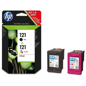 Комплект картриджей HP 121 Black Color CN637HE