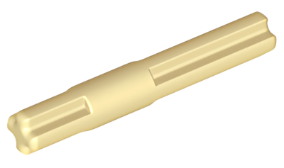 Деталь LEGO Technic, Axle 4L with Center Stop 99008 Tan U
