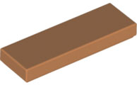 Tile 1 x 3, 63864 Medium Nougat N