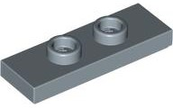 Plate, Modified 1 x 3 with 2 Studs (Double Jumper), 34103 Sand Blue N
