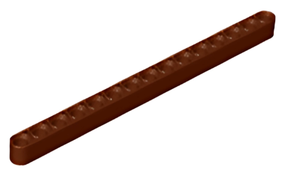 Деталь LEGO Technic, Liftarm Thick 1 x 15 32278 Reddish Brown U