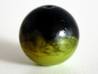 Ball, Bionicle Zamor Sphere with Marbled Trans-Yellow Pattern (Palantír, Palantir) 54821pb02