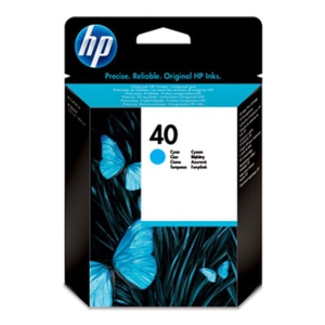 Картридж HP 40 Cyan голубой оригинальный Hewlett-Packard DeskJet 1200C, DesignJet 230, 250C, 330, 350C, 430, 650C, 400c, CopyJet  51640CE