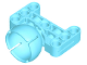 Technic, Steering Ball Joint Large Receptacle with H-Shape Perpendicular Thick Liftarm, 39370  
