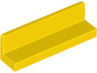 Panel 1 x 4 x 1, 30413 Yellow N