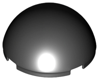 Cylinder Hemisphere 4 x 4, 86500 Black U