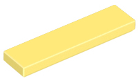 Tile 1 x 4, 2431 Bright Light Yellow N