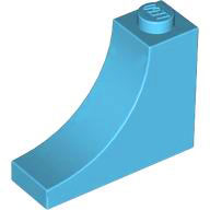 Деталь Lego Арка Arch 1 x 3 x 2 Inverted 18653 Medium Azure N