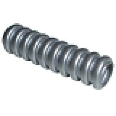 Hose, Ribbed 7mm D. 3L / 2.4cm, 78c03 Flat Silver N