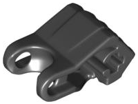 Hero Factory Fist with Axle Hole - 4 Fingers, 93575 Black U