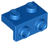 Деталь Lego Скоба Bracket 1 x 2 - 1 x 2 99781 Blue N