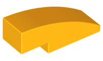 Slope, Curved 3 x 1, 50950 Bright Light Orange N