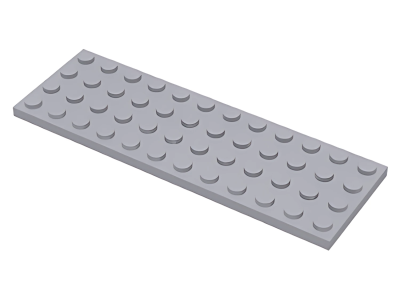 Деталь LEGO Plate 4 x 12 3029 Light Bluish Gray U
