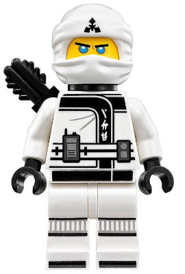 Минифигурка Lego Ninjago Zane - The LEGO Ninjago Movie, Black Quiver njo318