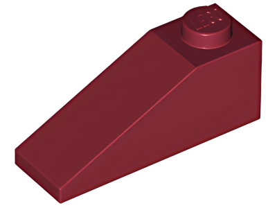 Деталь LEGO Lego Slope 33 3 x 1 4286   Dark Red U