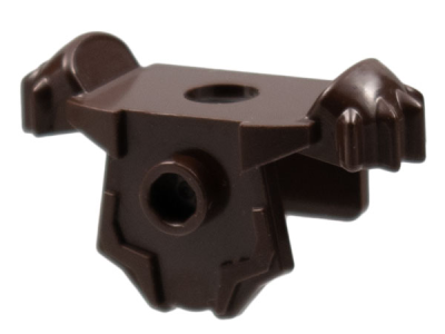 Minifigure Armor Breastplate with Shoulder Pads, Front Stud and 2 Back Studs, 11098 Dark Brown U
