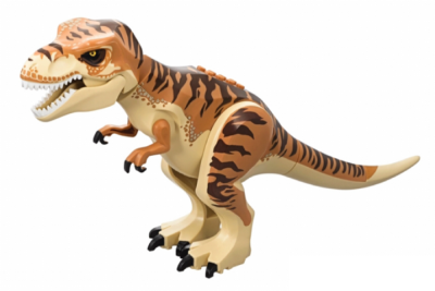 Dinosaur Tyrannosaurus rex with Medium Nougat Back, trex05 Tan U