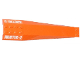 Wedge 16 x 4 Triple Curved with Reinforcements with White 'ARCTIC-2' Pattern (Stickers) - Set 60034, 45301pb032  