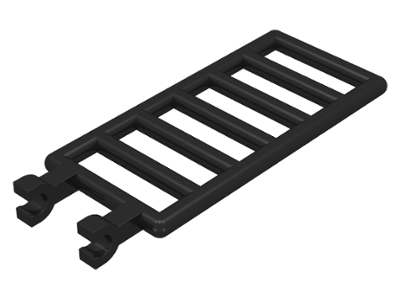 Деталь LEGO Bar 7 x 3 with 2 Clips (Ladder) 6020
