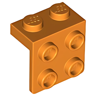 Деталь LEGO Bracket 1 x 2 - 2 x 2 44728 (21712, 86644, 92411) Orange U