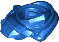 Minifigure Armor Shoulder Pad and Wrap with Scabbard for 2 Katanas, 2188 Blue U