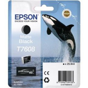 Картридж Epson T760 SC-P600 Matte Black Матовый Черный C13T76084010