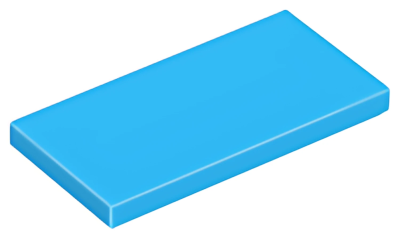 Деталь LEGO Tile 2 x 4 87079 (38879, 71150) Dark Azure U