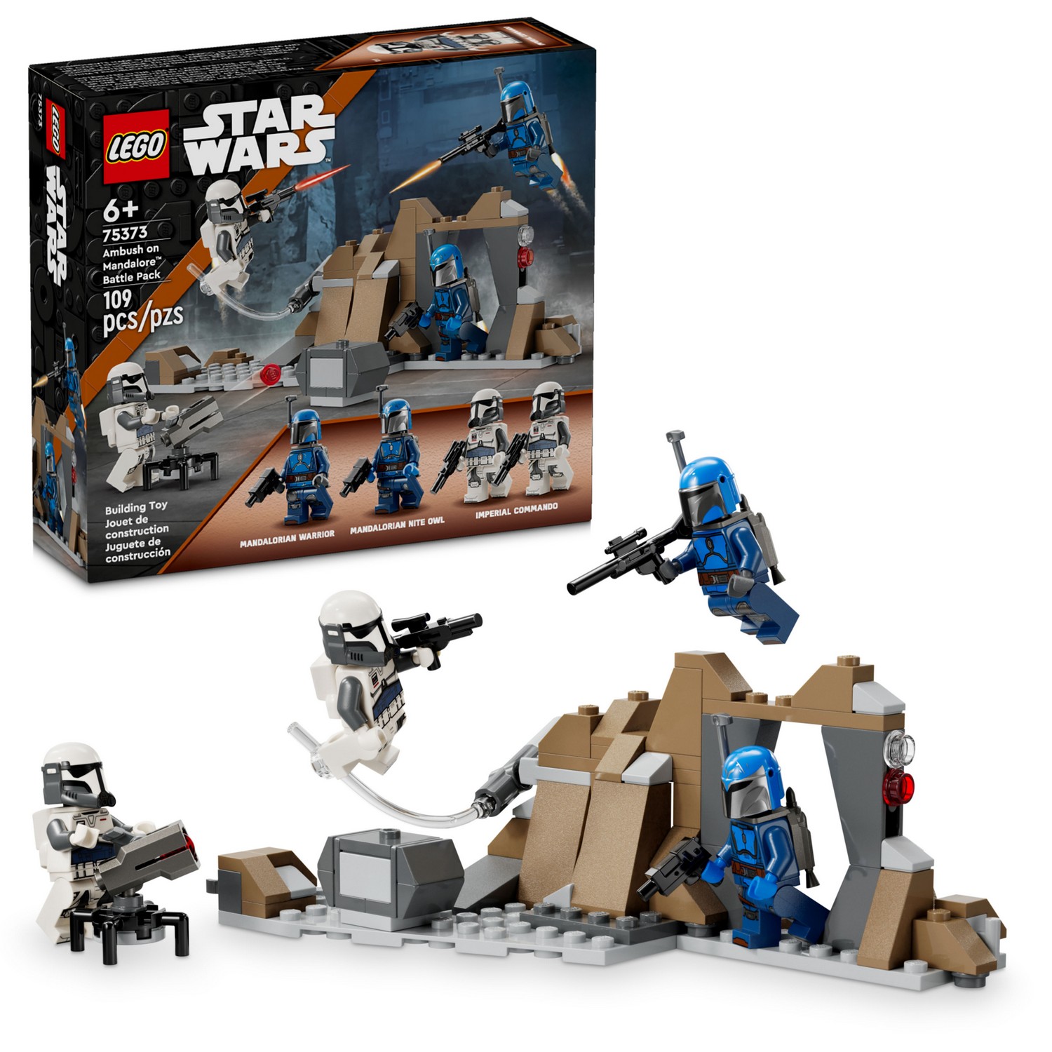 Конструктор LEGO STAR WARS 75373 Засада на боевой отряд Мандалора в  магазине Shop-device