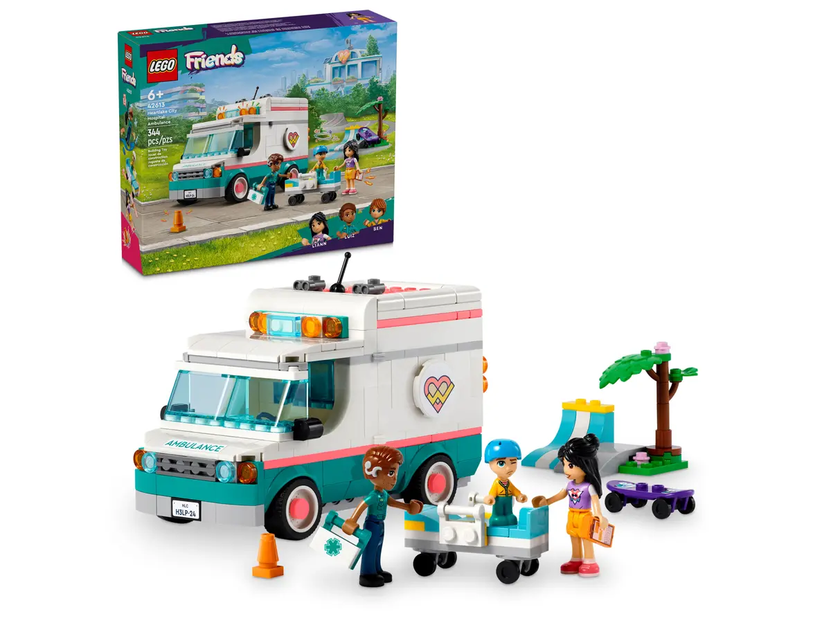 Конструктор LEGO Friends 42613 Машина скорой помощи городской больницы  Хартлейк в магазине Shop-device