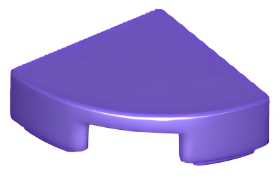 Деталь LEGO Lego Tile, Round 1 x 1 Quarter 25269 (6199891) Dark Purple U
