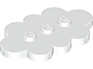 Tile, Modified 3 x 5 Cloud, 35470 White N